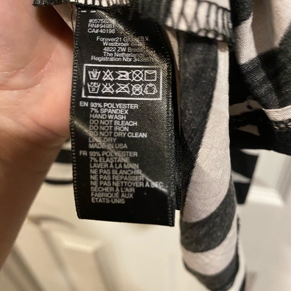 Forever 21 Asymmetrical Stripe Tee - Picture 2 of 2